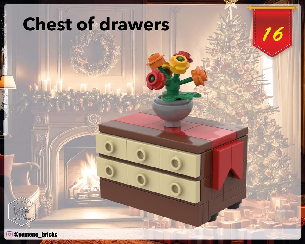 Lego Chest of drawers - Advent calendar 2024 - 16