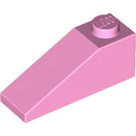 Brick Sloped 33° 3 x 1 / Bright Pink