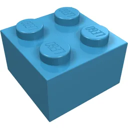 Brick 2 x 2 / Maersk Blue