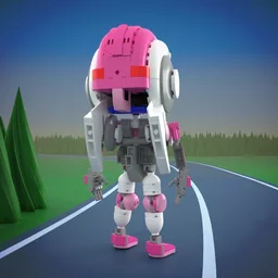 CBB10 Lady! G1-inspired Transformable SD Arcee