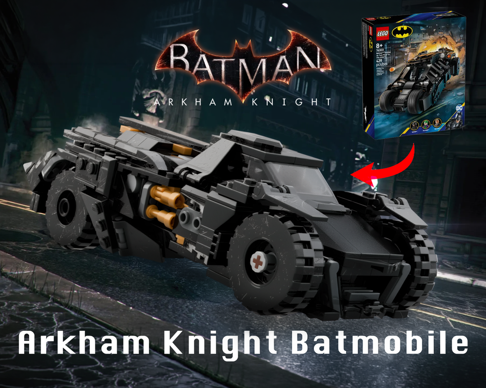 Lego Arkham Knight Batmobile Alternate Build (Tumbler set 76303)
