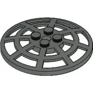 Dish 6 x 6 Inverted, Radar / Webbed [Anti-studs at 90°] / Dark Gray