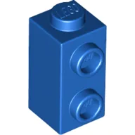 Brick Special 1 x 1 x 1 2/3 with Studs on 1 Side / Blue