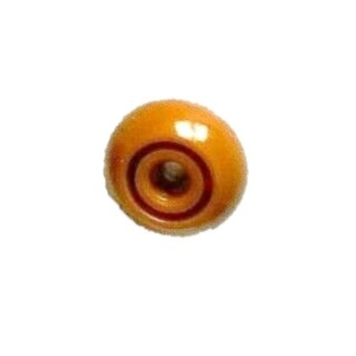 Lego Pen Bead, Round Orb / Dark Orange
