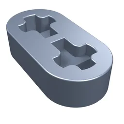 Technic Beam 1 x 2 Thin / Pearl Sand Blue