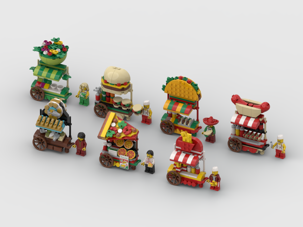 Lego Food Carts Pack