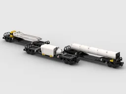 6W 7747 Windmill Transport goes on rail