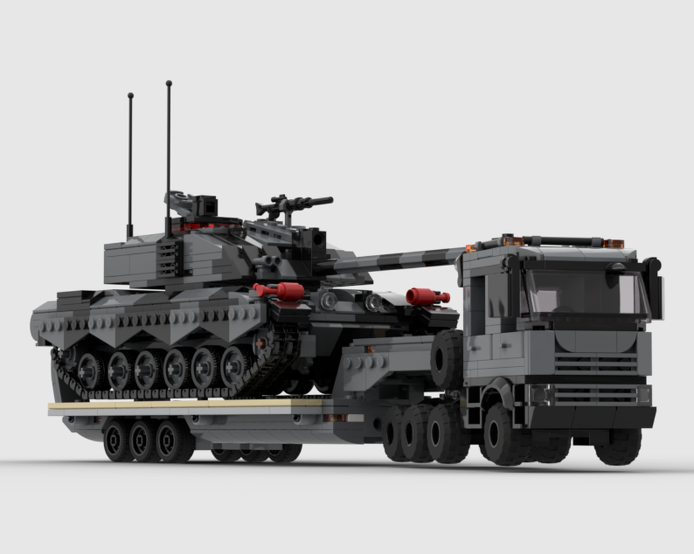 Lego Heavy Military Tank Transporter
