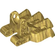Large Figure Foot, with Ball Socket 5 x 6 x 2 / Pearl Gold