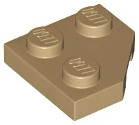 Wedge Plate 2 x 2 Cut Corner