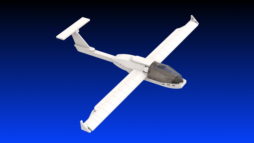 Lego Glider plane / Sailplane