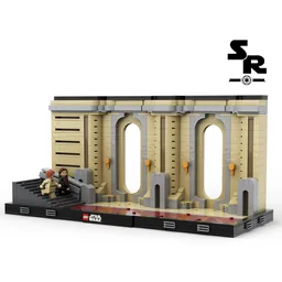 Coruscant Temple Diorama
