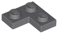 Plate 2 x 2 Corner / Dark Bluish Gray
