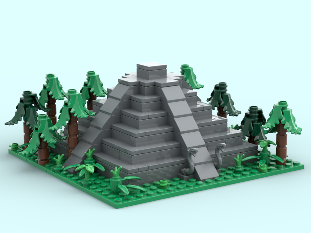 Lego Maya Pyramid in the Jungle
