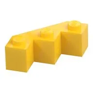 Brick Wedged 3 x 3 Facet / Yellow