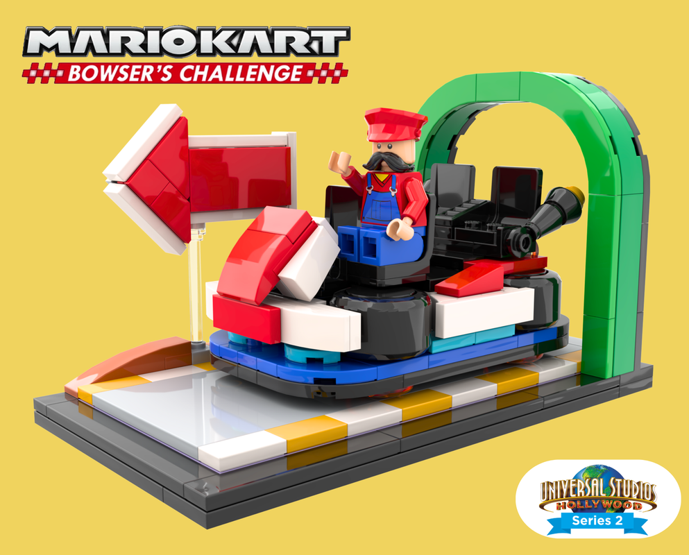 Lego Universal Studio Mario Kart inspired building instructions, Collectible attractions Series 2