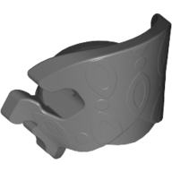 Lego Headdress Neimoidian Viceroy / Dark Bluish Gray