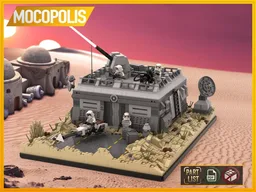 LEGO MOC SW Base (Outpost) on Tatooine | PDF instructions (NO PARTS)