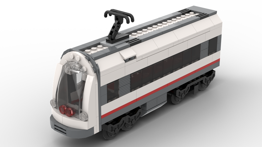Lego High-speed Passenger Train 60051 with 60097 front (nose)