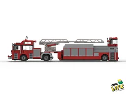 Tiller fire engine
