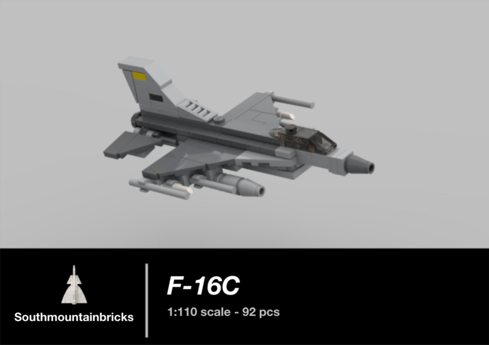 Lego F-16C [1:110 scale]