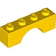 Brick Arch 1 x 4 / Yellow