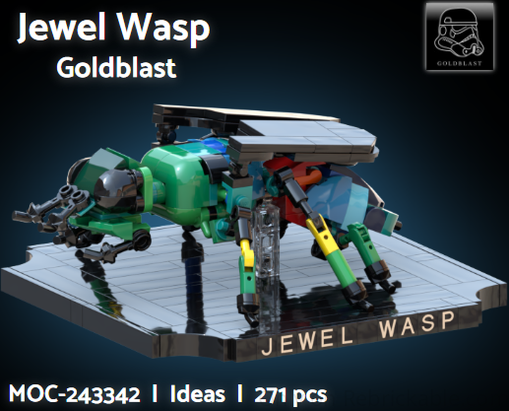 Lego Jewel Wasp (Emerald Cockroach Wasp)