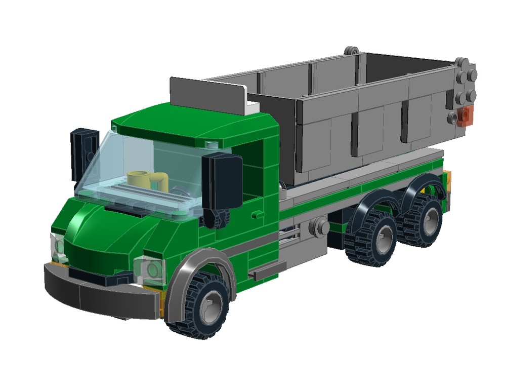 Lego Green dump truck
