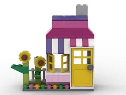 10698 House with sunflowers