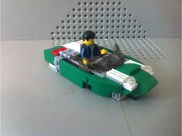 31056 Speedboat with Dock