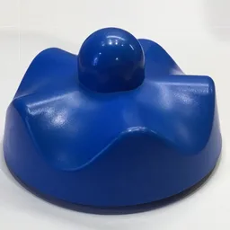 Primo Stacking Base Round Wavy Medium, One Top Stud / Blue
