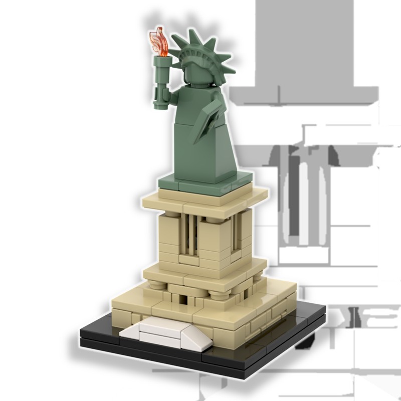 Lego The Statue of Liberty Pedestal