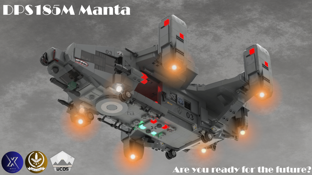 Lego DPS185M Manta Dropship