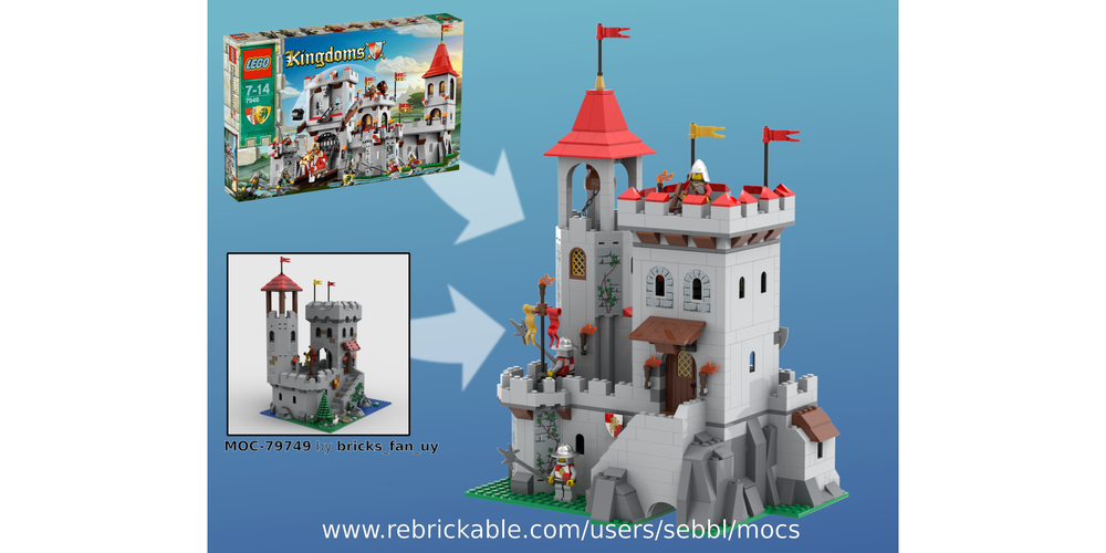 Lego 7946: Riverside Outpost - modification of MOC-79749