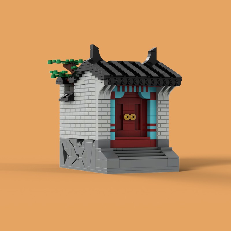 Lego Ancient architectural pen holder
