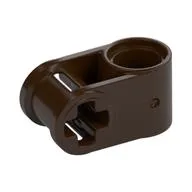Technic Axle and Pin Connector Perpendicular / Dark Brown