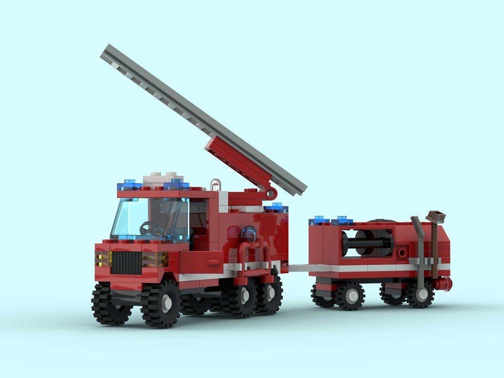 Lego 4Stud Fire Truck