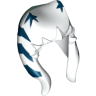 Lego Headdress Togruta Montrals, Blue and Sand Green Ahsoka Print / White