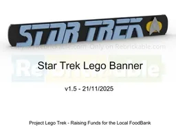 Star Trek Lego Banner