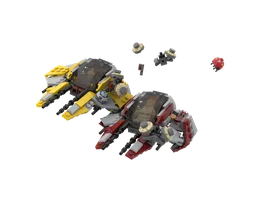 Buzz droid -- minifigure scale