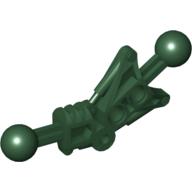 Lego Large Figure Skeletal, Limb, Angular with 2 Ball Joints, and 2 Holes (Toa) / Dark Green