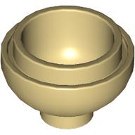 Lego Brick Round 2 x 2 Dome Bottom [Open Stud] / Tan