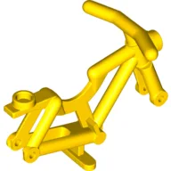 Bicycle Frame, Reinforced Headlight [Hollow Stud] / Yellow
