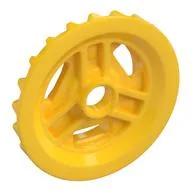 Differential Gear - 22 Tooth Bevel with Round Axle Hole / Yellow