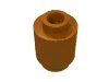 Brick Round 1 x 1 Open Stud / Dark Orange