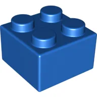 Brick Soft 2 x 2 / Blue