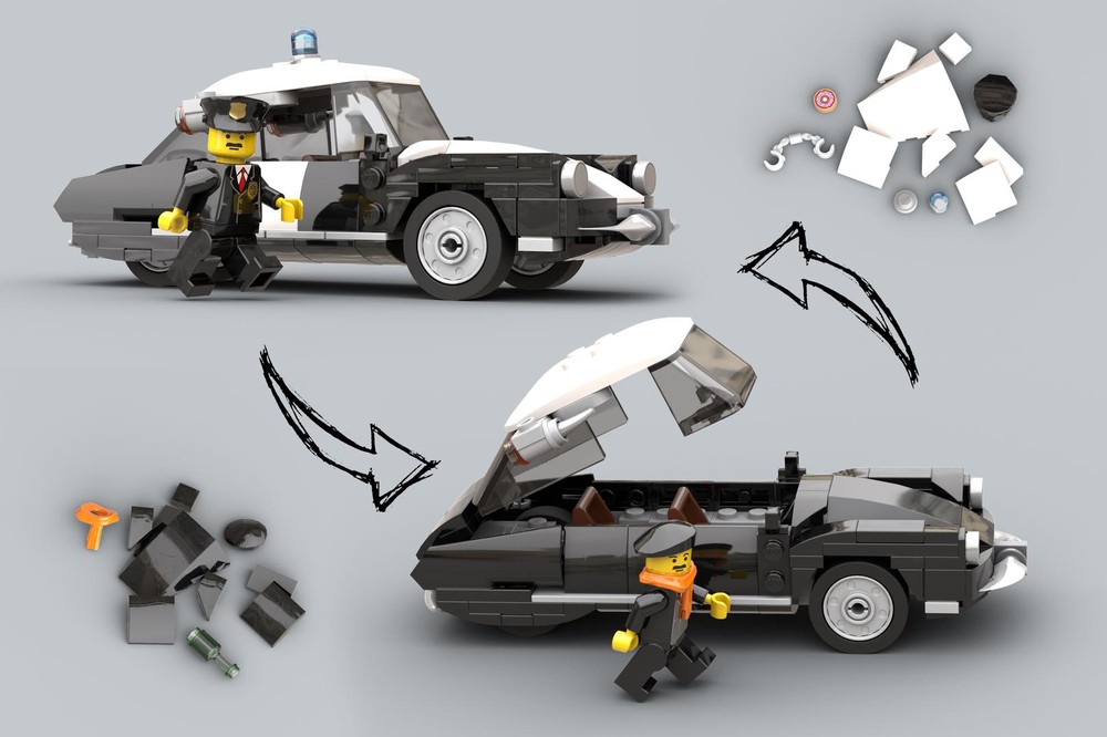 Lego Citroen DS 19 (including Police version)