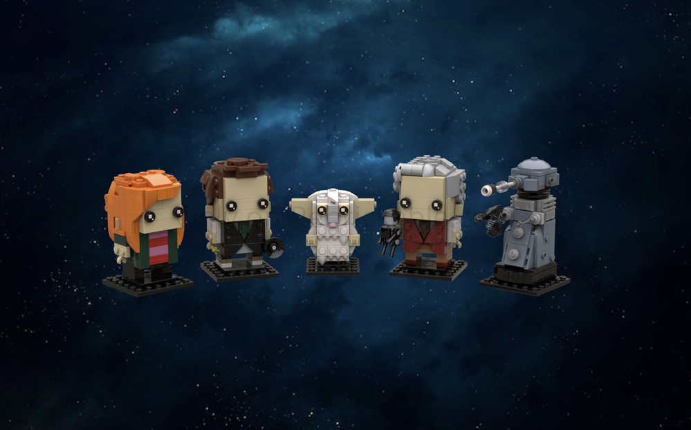 Lego Doctor Who : 60th anniversary Brickheadz collection