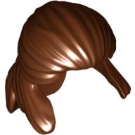 Lego Hair Pulled Back / Reddish Brown