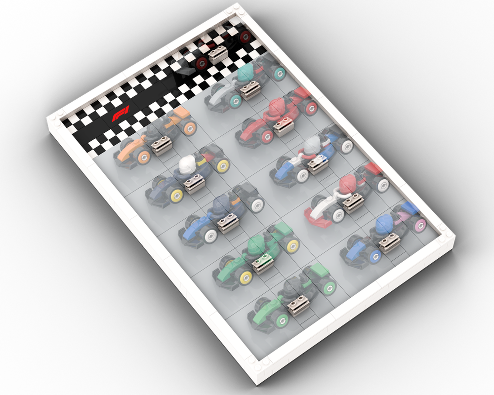 Lego F1® Collectible Race Cars Display Frame